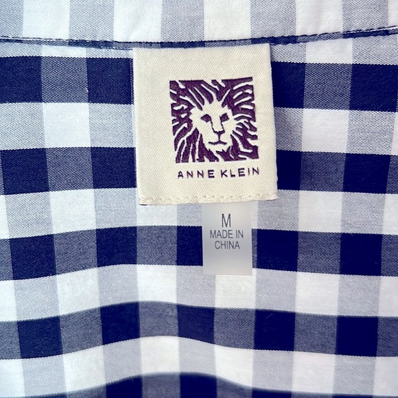 Ann Klein tie top - Picture 2 of 5